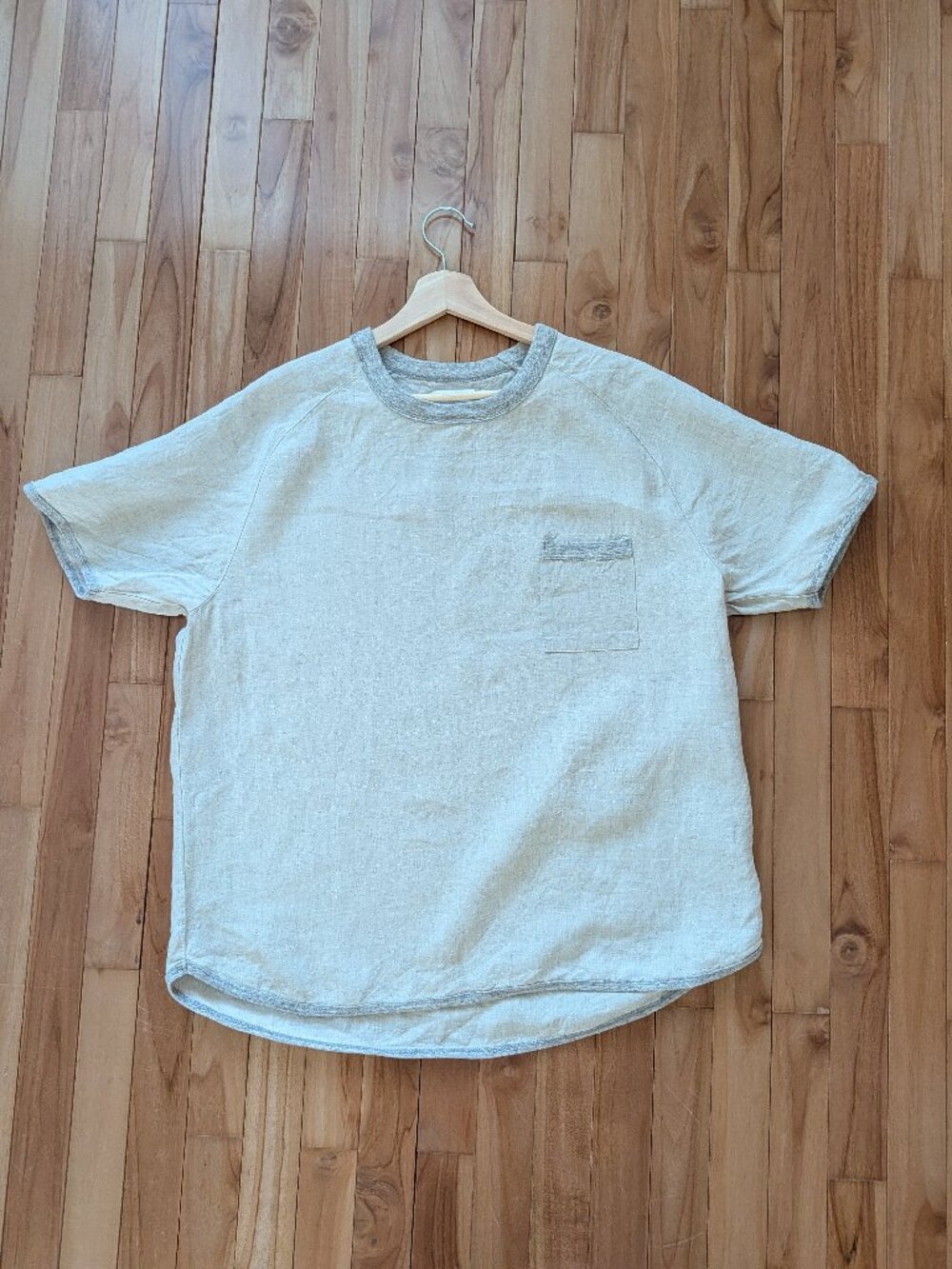 Re Made in Tokyo Japan French Linen T-Shirt